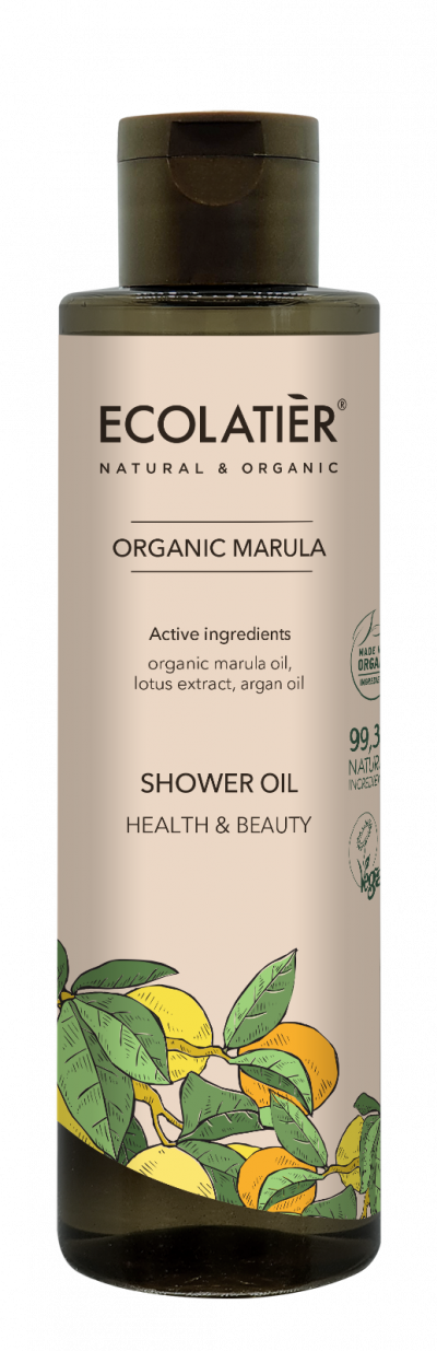 Marula tusfürdő olaj - a bőr egészségéért és szépségéért - 250 ml- EcoLatier Organic