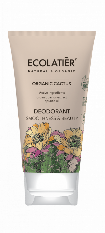 Kaktusz krém-dezodor, 40 ml- Ecolatier