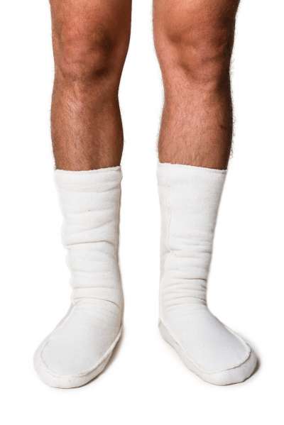 Elasztikus zokni merinó gyapjúból - Ovecha veľkosti: XL