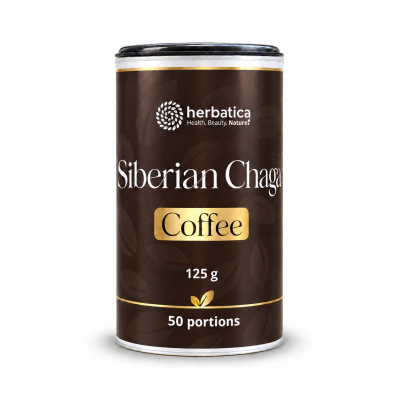 Herbatica Szibériai chaga prémium instant arabica kávéval – 125 g