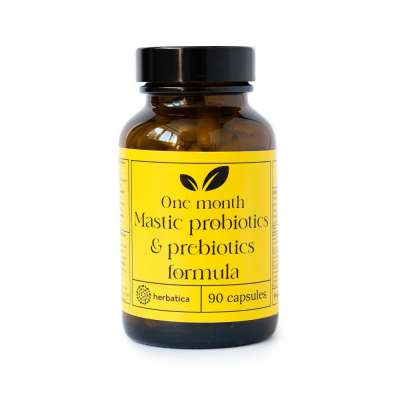 Masticha PROBIOTICS & PREBIOTICS - 90 kapszula - Herbatica
