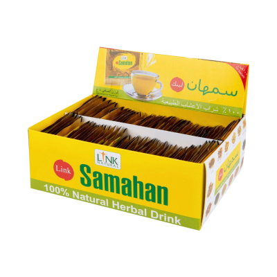 Samahan tea – ayurvedikus instant gyógynövényes ital – Link Natural Csomagolás: 100 tasak (400 g)