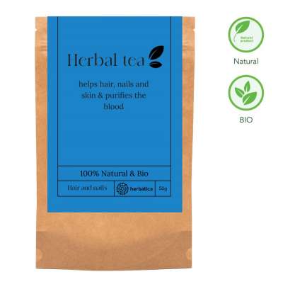 Gyógynövény tea Haj és köröm - 50g - Herbatica