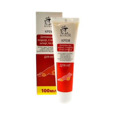 Ecolek lábápoló krém saroksarkantyúra, bütyökre és köszvény esetén - 100 ml