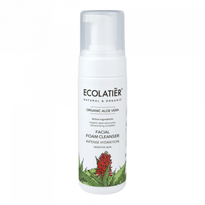 Arctisztító hab intenzíven hidratáló Bio Aloe Vera - 150 ml - Ecolatier