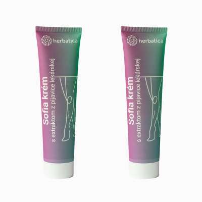 Herbatica Kedvezményes duopack: 2 x Sofia krém visszeres lábak ápolására orvosi pióca kivonattal - 150 ml