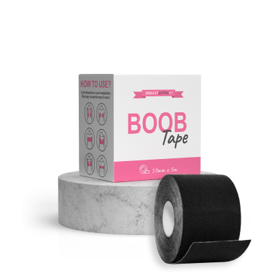 BreastExtra+ BOOB Tape (fekete) – speciális mellragasztó szalag