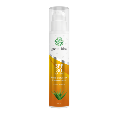 Aloe vera nap - napvédő tej SPF 30 200 ml - Green idea