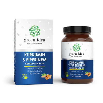 Kurkuminnal és piperinnel készült gyógynövénykivonat - 60 db kapszula - Green idea