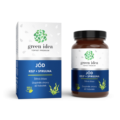 Jód - hínár + spirulina - kapszula 60 db - Green idea