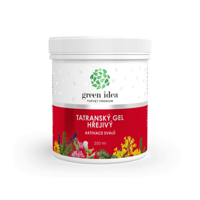 Tatranský növényi gél - melegítő 250 ml - Green idea