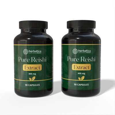 Akciós készlet: 2x Reishi Extract 30% poliszacharid – 90 kapszula – Herbatica