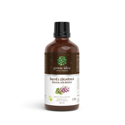 Orvosi zsálya tinktúra - 50 ml csepp - Green idea