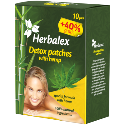 Herbamedicus GmbH Herbalex – Detoxifikáló tapaszok kenderrel 14 db - Green idea