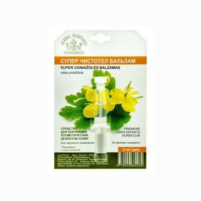 Extra hatásos vérehulló fecskefű – kozmetikai készítmény szemölcsökre – 3 ml – Herbal Traditions