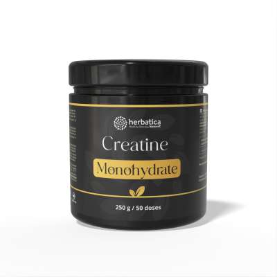 100% kreatin monohidrát por 250g - Herbatica