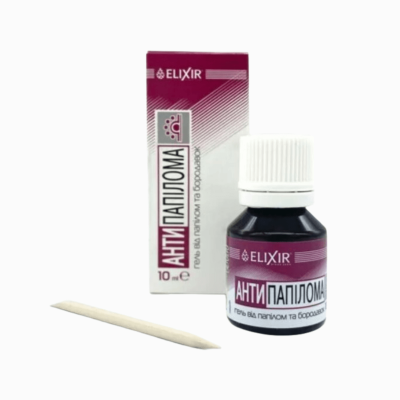 Kozmetikai gél papillómákra és szemölcsökre – 10 ml – Elixir