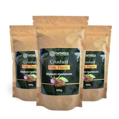 Akciós készlet: 3x 100% finomra zúzott máriatövis - 500g - Herbatica