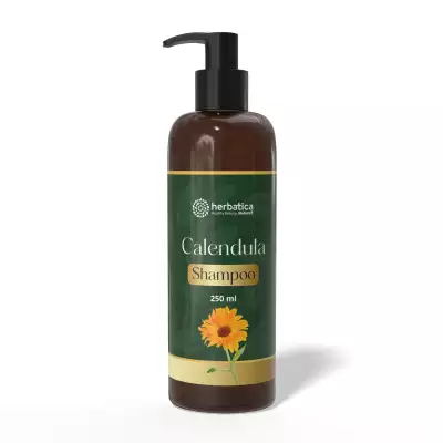 Calendula Shampoo – körömvirágos sampon a hajnövekedés támogatására – 250 ml - Herbatica