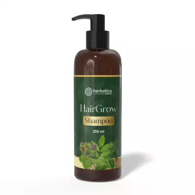 HairGrow Shampoo – kíméletes gyógynövényes sampon a hajnövekedés támogatására – 250 ml - Herbatica