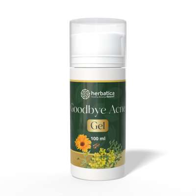 Goodbye Acne – gyógynövényes gél akné, pórusok és bőrpír csökkentésére – 100 ml - Herbatica