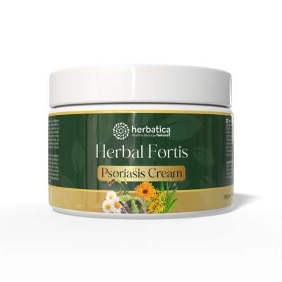 Herbal Fortis Psoriasis Cream – regeneráló krém pikkelysömörre hajlamos bőrre – 200 ml - Herbatica