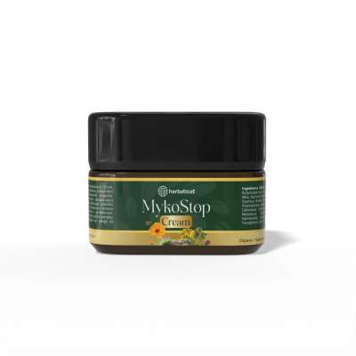 MykoStop Forte Cream – regeneráló krém bőrre és körmökre, gombásodásra hajlamos területekre – 50 ml – Herbatica