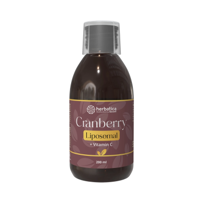 Lipozomális Cranberry Extract + C-vitamin - 200 ml - Herbatica