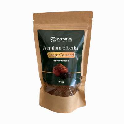 100% Prémium szibériai csaga őrlemény - 100 g - Herbatica