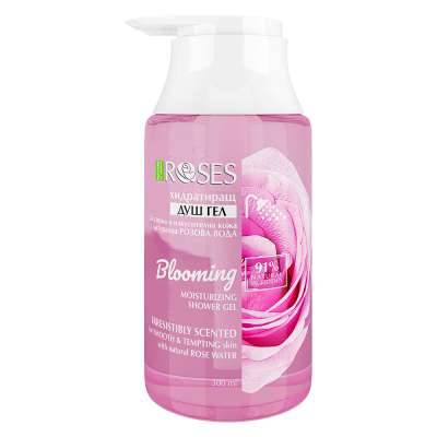 BLOOMING hidratáló természetes tusfürdő rózsavízzel 300 ml - NATURE OF AGIVA