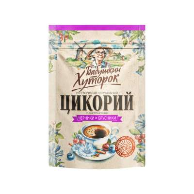 Hutorok cikóriakávé áfonyával és vörös áfonyával - 100 g