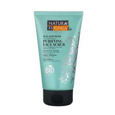 Natura Estonica tisztító arcradír izlandi zuzmóval – 150 ml
