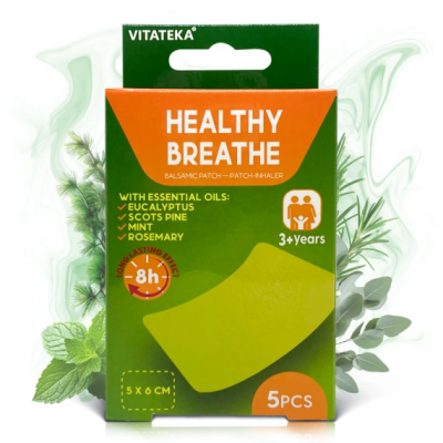 Healthy Breathe – aromaterápiás inhalációs tapasz – 5 db – Vitateka