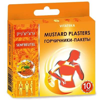 Vitateka mustártapasz – 10 db