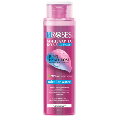 HYALUROSE kétfázisú micellás víz 400 ml - NATURE OF AGIVA