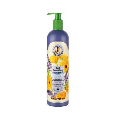 Mama Pharmelia gyengéd relaxáló tusfürdő levendulával és körömvirággal - 500 ml
