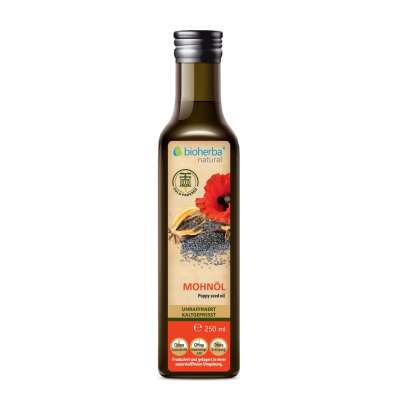 Hidegen sajtolt mákolaj - 250 ml - Bioherba
