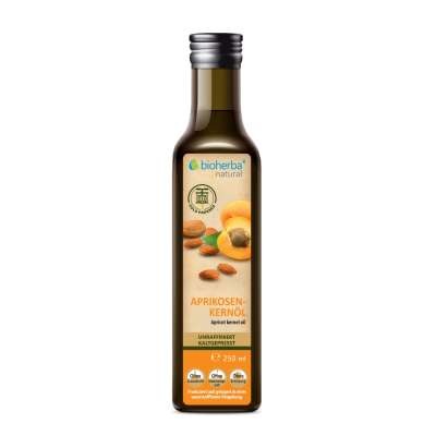Bioherba hidegen sajtolt sárgabarackmag-olaj – 250 ml
