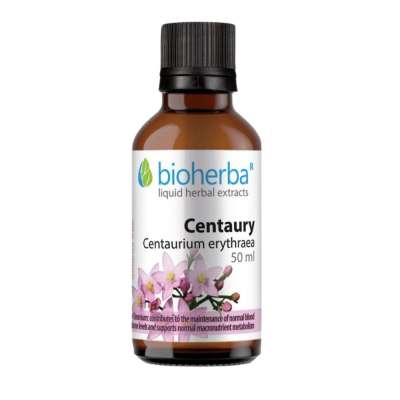 Bioherba Kis ezerjófű (Centaurium erythraea) cseppek – tinktúra – 50 ml