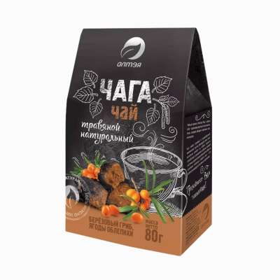 Chaga tea homoktövissel, szálas - 80 g - Alteya