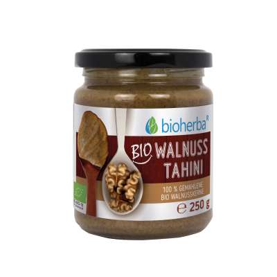 100% bio dió tahini őrölt bio dióból – 250 g – Bioherba