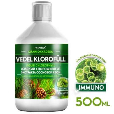 Vitateka folyékony klorofill erdeifenyő-tűlevél kivonattal – 500 ml
