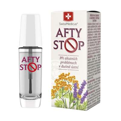 AftyStop SwissMedicus gyógynövényes szérum ínyre és szájnyálkahártyára – 10 ml