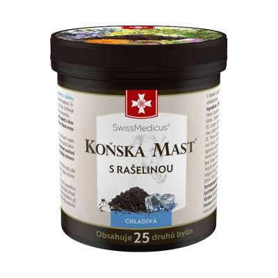 SwissMedicus hűsítő lóbalzsam tőzeggel – 250 ml