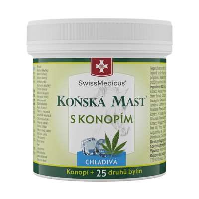 SwissMedicus kenderes hűsítő lóbalzsam, 75 ml