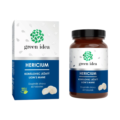 Hericium – süngomba – 60 kapszula - Green idea