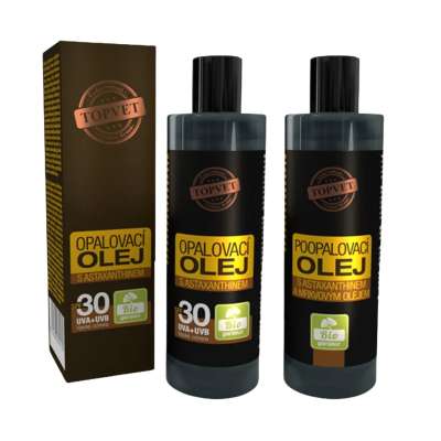 Kedvezményes napozás előtti és utáni csomag: Asztaxantinos napozóolaj SPF 30 + Napozás utáni olaj – Green idea