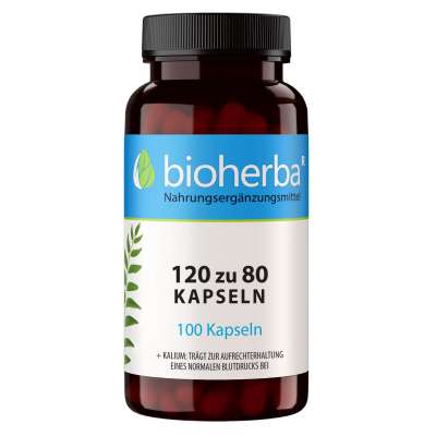 120/80 Vérnyomás-kontroll – 100 kapszula - Bioherba