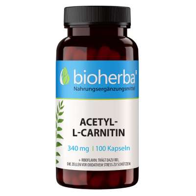 Acetyl-L-karnitin 340 mg – 100 kapszula – Bioherba
