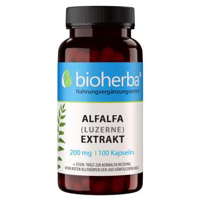 Alfalfa (lucerna) kivonat 200 mg – 100 kapszula – Bioherba